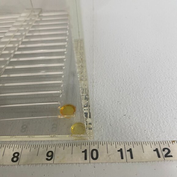 VTG Clear Acrylic Cigar Humidor 10x9x6 Professional Humidifer Tobacco‎ Divider - Picture 7 of 9